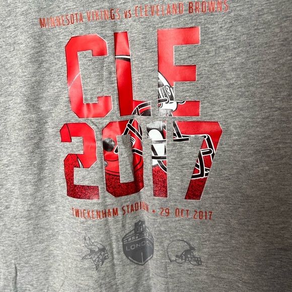 NFL Cleveland Browns: Gray Tee: Size M - Picture 3 of 7